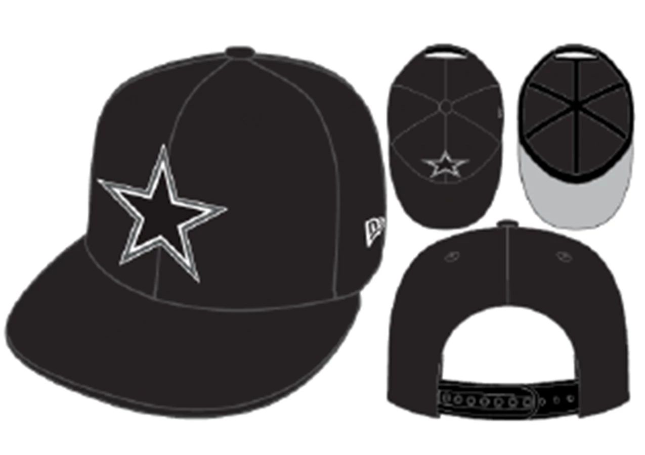 Dallas Cowboys New Era 9FIFTY Snapback Hat - Black