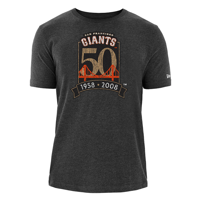 New Era Men's San Francisco Giants Cooperstown 50th Anniversary T-Shirt