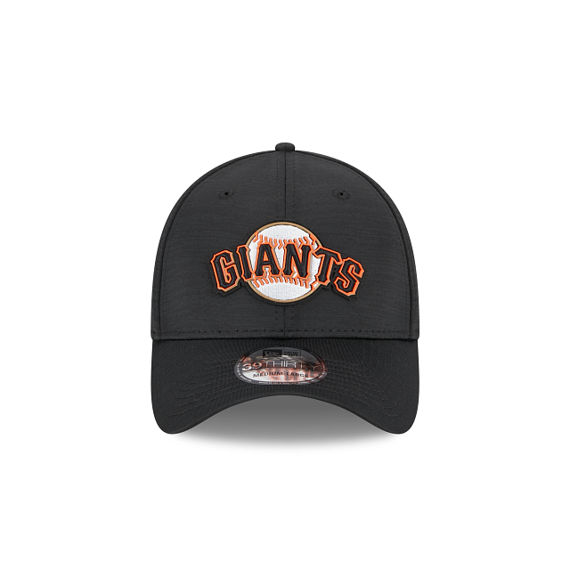 NEW ERA SAN FRANCISCO GIANTS CLUBHOUSE CLASSIC 39THIRTY STRETCH FIT HAT-BLACK