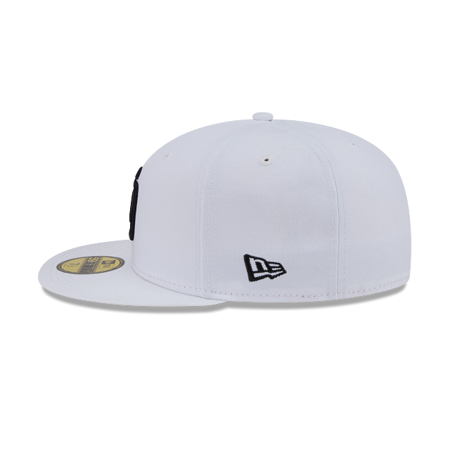New Era San Diego Padres Color Basic 59FIFTY Fitted Hat- White/Black