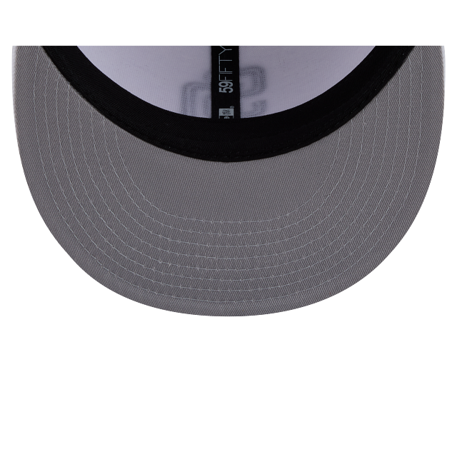 New Era San Diego Padres Color Basic 59FIFTY Fitted Hat- White/Black
