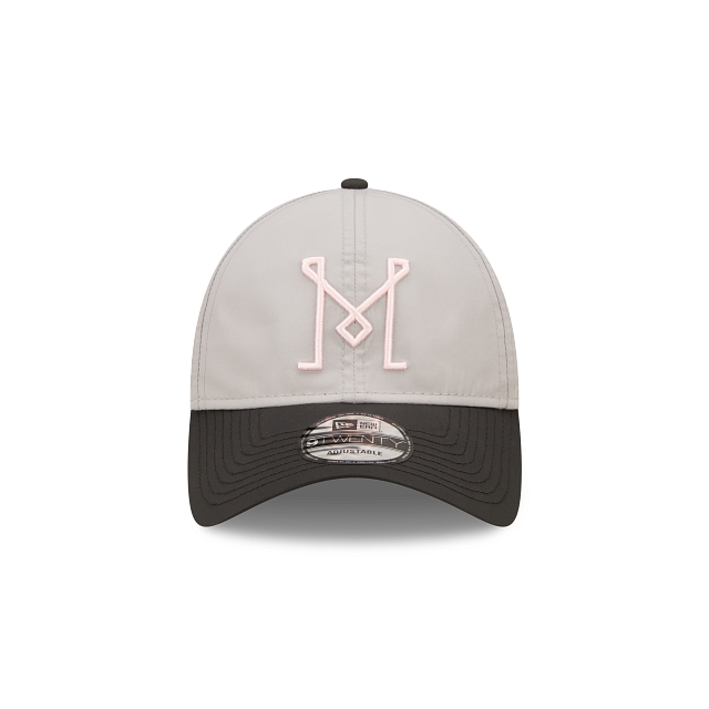 New Era Inter Miami Nylon 9TWENTY Adjustable Cap-Grey