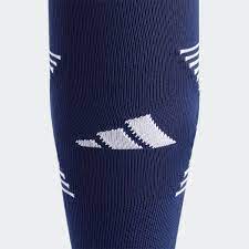 ADIDAS 3 STRIPE HOOP SOCKS-NAVY/WHITE