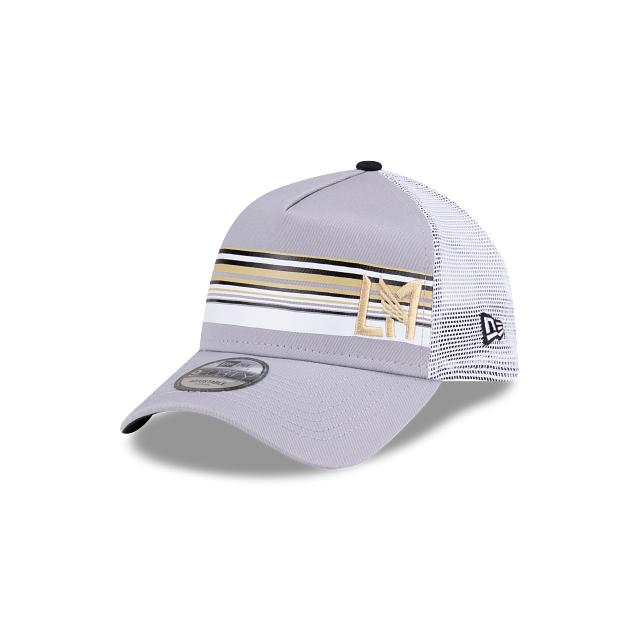 New Era Los Angeles FC 9FORTY Stripe A-Frame Truck Mesh Cap