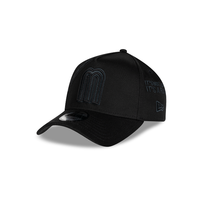 New Era Mexico Anniversary Series A-Frame 9FORTY Adjustable Hat-Black
