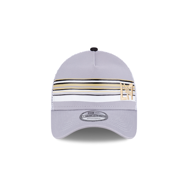 New Era Los Angeles FC 9FORTY Stripe A-Frame Truck Mesh Cap