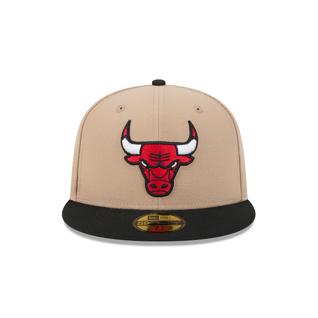 New Era Chicago Bulls 59FIFTY Fitted Hat-Camel