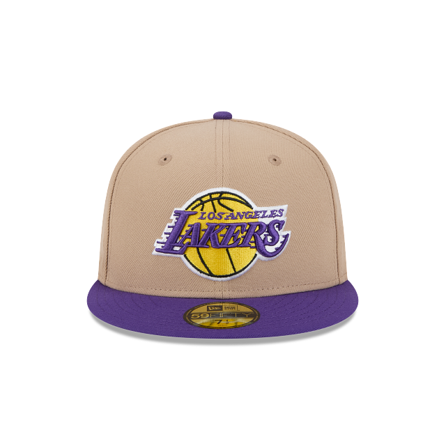 New Era Los Angeles Lakers 59FIFTY Fitted Hat-Camel