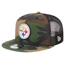 New Era Pittsburgh Steelers 9FIFTYTrucker Hat-Camo
