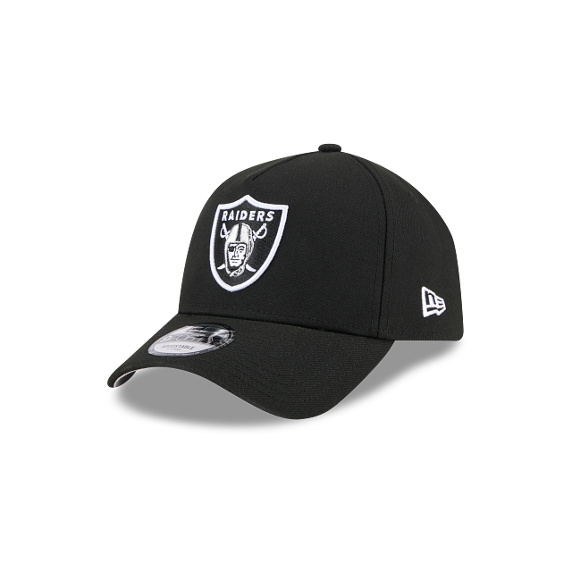 New Era Las Vegas Raiders A-Frame 9FORTY Adjustable Snapback Hat-Black/White
