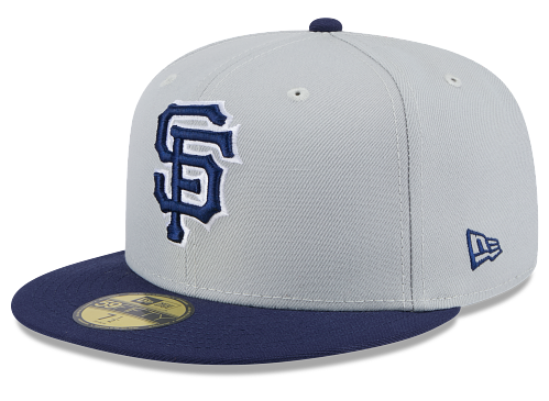New Era San Francisco Giants 2-Tone Color Pack 59FIFTY Fitted Hat-Gray/Navy