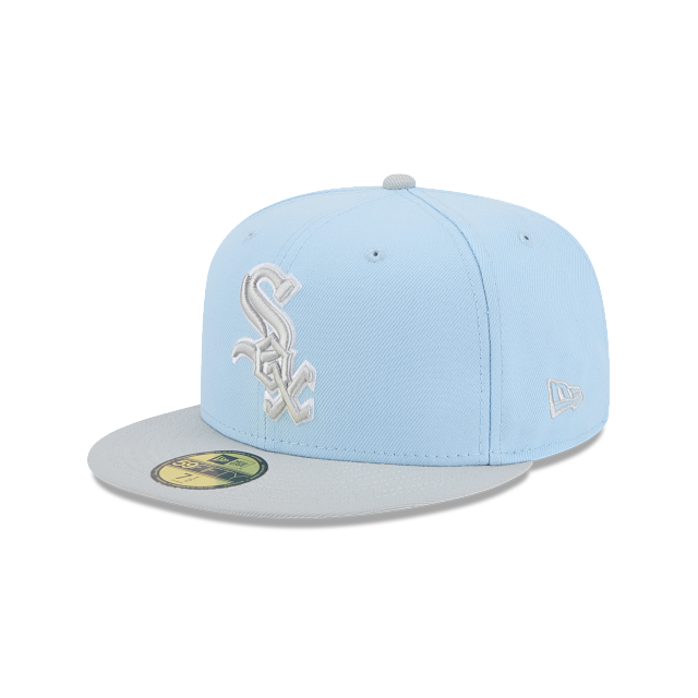 New Era Chicago White Sox 2-Tone Color Pack 59FIFTY Fitted Hat-Light Blue/Gray