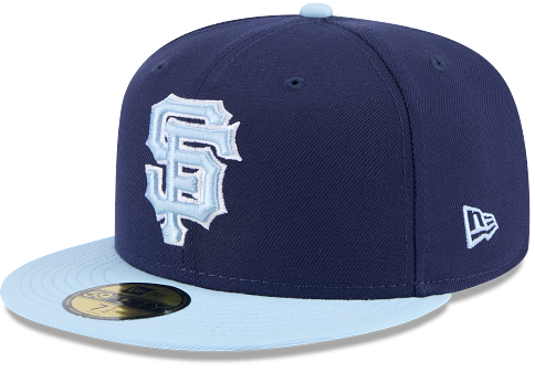 New Era San Francisco Giants 2-Tone Color Pack 59FIFTY Fitted Hat-Navy/Light Blue