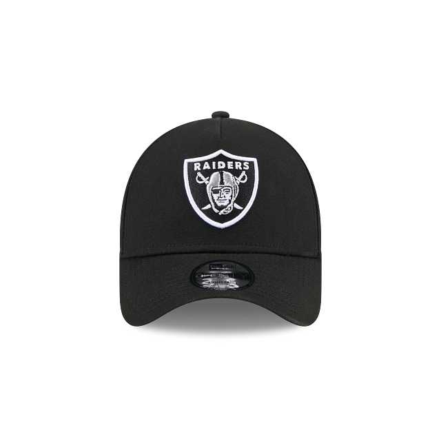 New Era Las Vegas Raiders A-Frame 9FORTY Adjustable Snapback Hat-Black/White