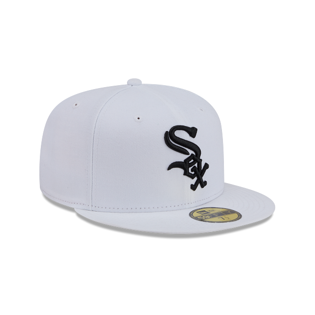New Era Chicago White Sox Color Basic 59FIFTY Fitted Hat - White/Black
