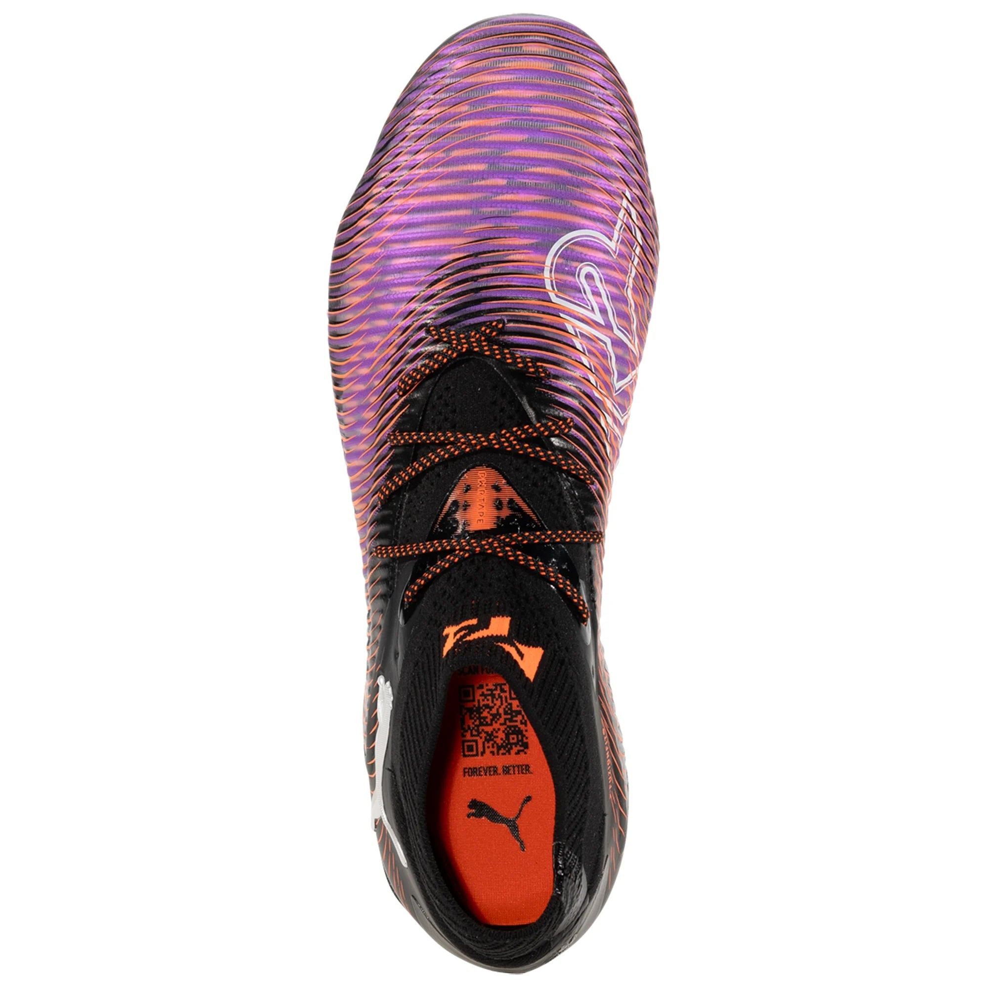 Puma Future 8 Ultimate FG/AG-White/Black/Glowing Red