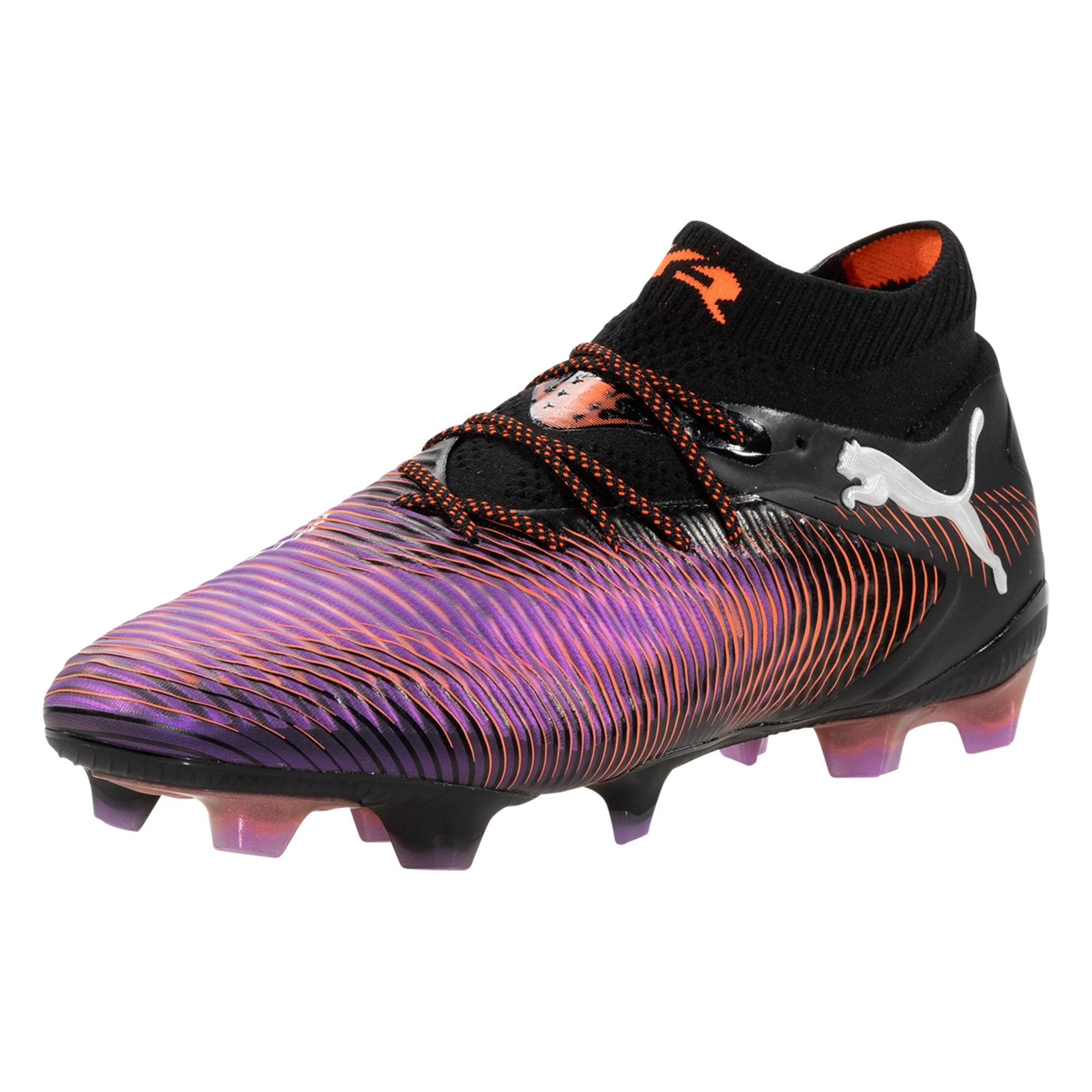 Puma Future 8 Ultimate FG/AG-White/Black/Glowing Red