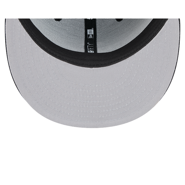 New Era Sacramento Kings Western Conference Side Patch 59fifty Fitted Hat-Black/White