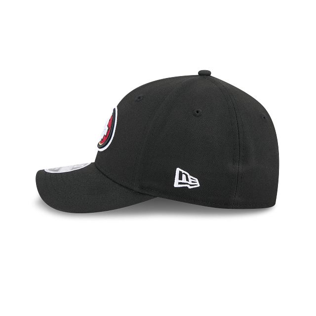 New Era San Francisco 49ers Team M-Crown 9FORTY Adjustable Hat-Black