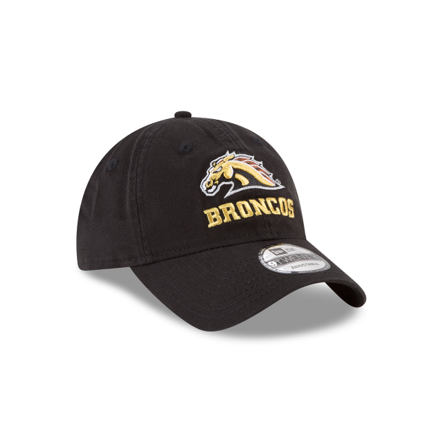 New Era Western Michigan Broncos Core 9Twenty Adjustable Hat-Black