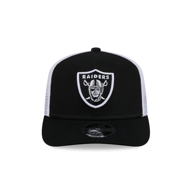 New Era Las Vegas Raiders 9SEVENTY Trucker Stretch-Snap Adjustable Hat-