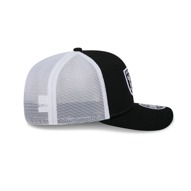 New Era Las Vegas Raiders 9SEVENTY Trucker Stretch-Snap Adjustable Hat-
