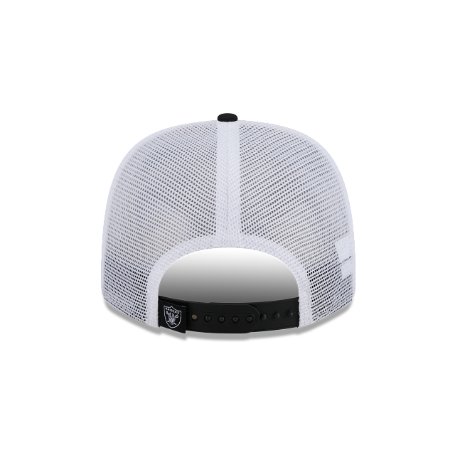 New Era Las Vegas Raiders 9SEVENTY Trucker Stretch-Snap Adjustable Hat-
