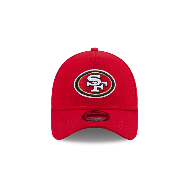 New Era San Francisco 49ers A-Frame 9FORTY Adjustable Snapback Hat-Red