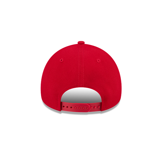 New Era San Francisco 49ers A-Frame 9FORTY Adjustable Snapback Hat-Red