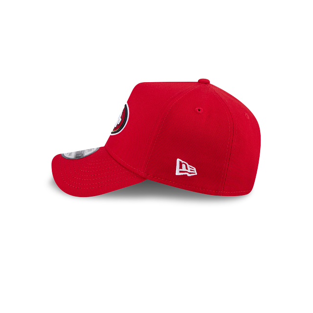 New Era San Francisco 49ers A-Frame 9FORTY Adjustable Snapback Hat-Red