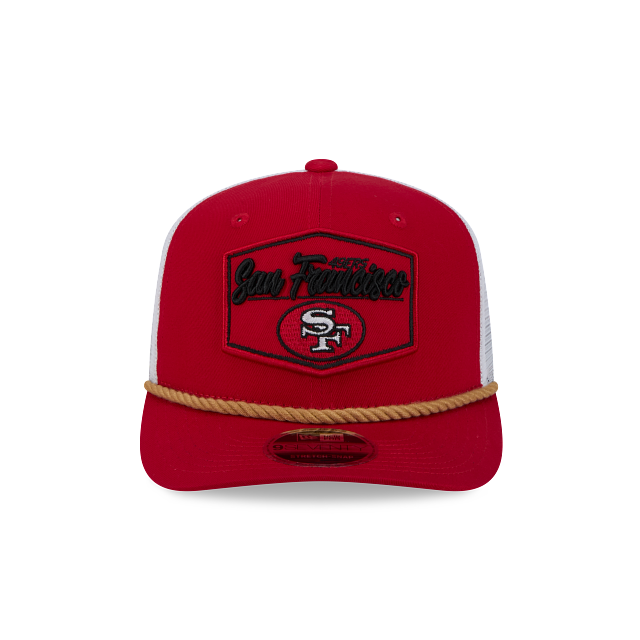 New Era San Francisco 49ers Rope 9SEVENTY Trucker Stretch-Snap Hat