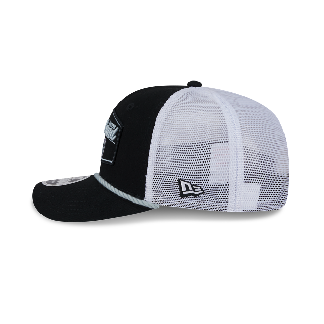 New Era Las Vegas Raiders Rope 9SEVENTY Trucker Stretch-Snap Adjustable Hat-