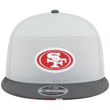 New Era San Francisco 49ers 2025 Training Split Panel 9FIFTY Snapback-Gray