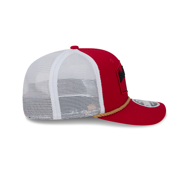 New Era San Francisco 49ers Rope 9SEVENTY Trucker Stretch-Snap Hat