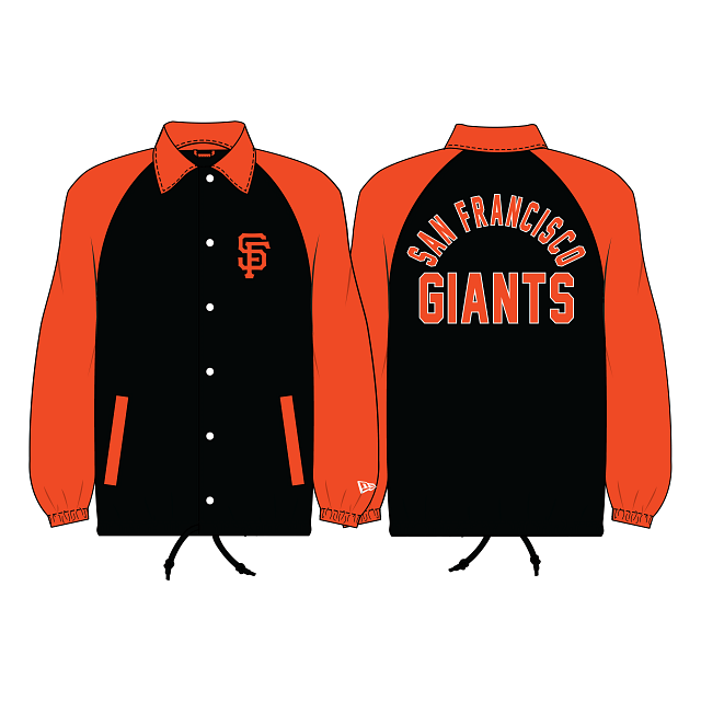 New Era Men's San Francisco Giants Coach Jacket
