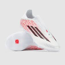 Adidas Jr. F50 Lamine Yamal Laceless FG/MG-FTWWHT/CBLACK/LUCRED