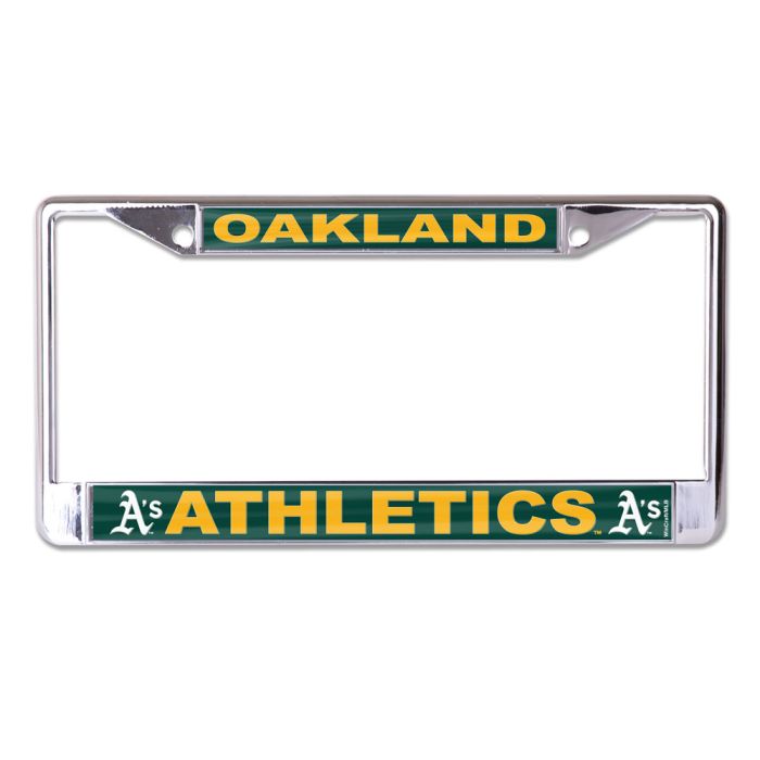 Oakland Athletics License Plate Frame S/L Printed