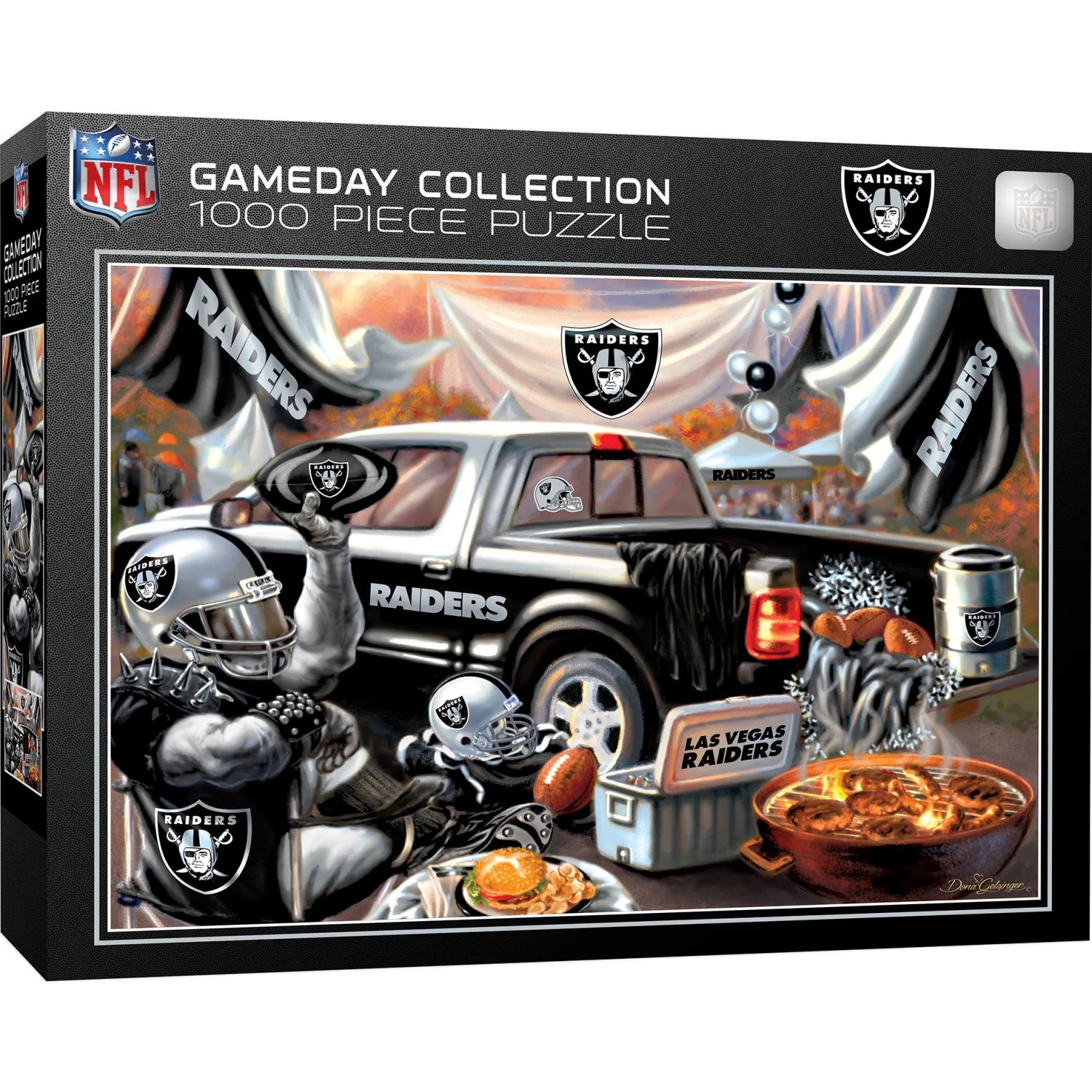 Las Vegas Raiders Gameday 1000 Piece Jigsaw Puzzle