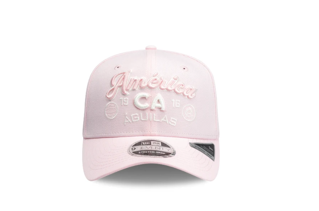 New Era Club America 9Seventy "Grandes de Corazon" Side Patch Strech-Snap - Pink
