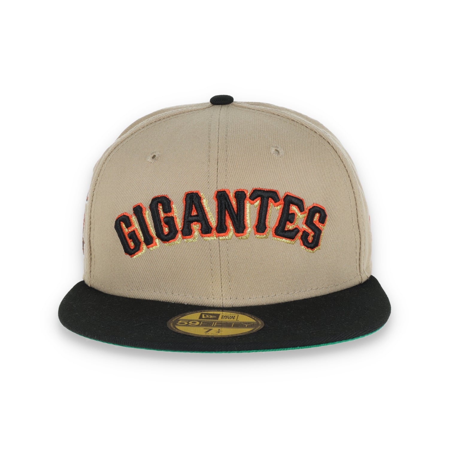 New Era San Francisco Giants "Gigantes" 1958-2008 50th Anniversary Side Patch 59FIFTY Fitted Khaki Hat