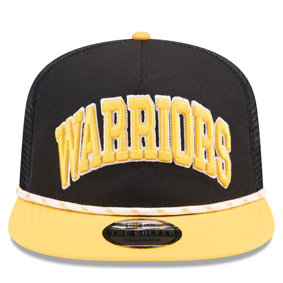 New Era Golden State Warriors Throwback The Golfer Snapback Hat