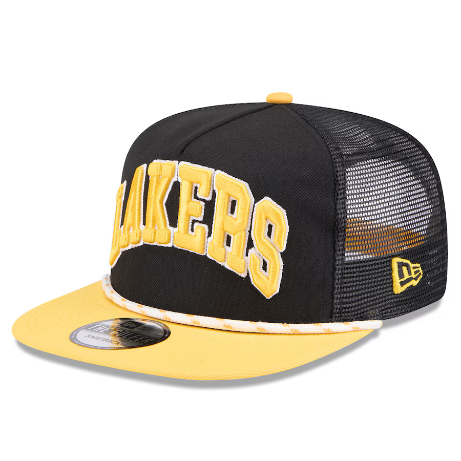 New Era Los Angeles Lakers Throwback The Golfer Snapback Hat