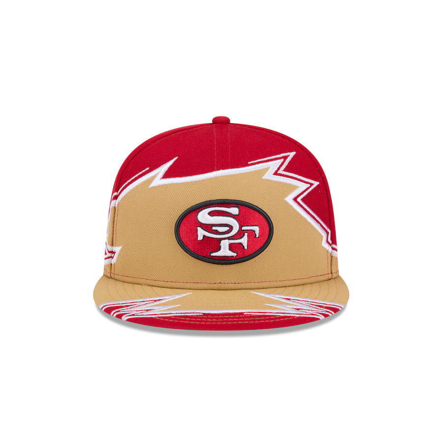 New Era San Francisco 49ers Break 59FIFTY Fitted Hat-Scarlet/Gold