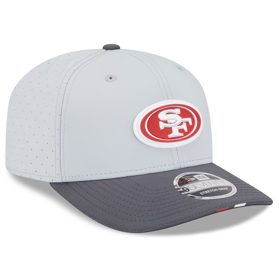 New Era San Francisco 49ers 2025 Training 9SEVENTY Stretch-Snap-Gray