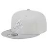 New Era Atlanta Braves TWO TONE COLOR PACK 9FIFTY SNAPBACK- Khaki/Grey