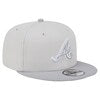 New Era Atlanta Braves TWO TONE COLOR PACK 9FIFTY SNAPBACK- Khaki/Grey