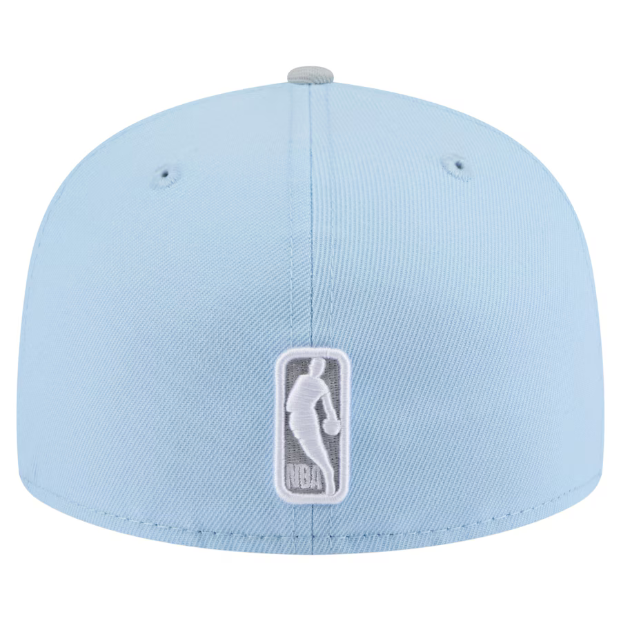 New Era Golden State Warriors 2-Tone Color Pack 59FIFTY Fitted Hat-Light Blue/Gray