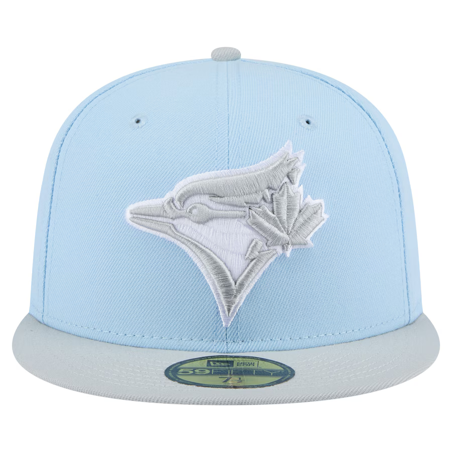 New Era Toronto Blue Jays 2-Tone Color Pack 59FIFTY Fitted Hat-Ligfht Blue/Gray
