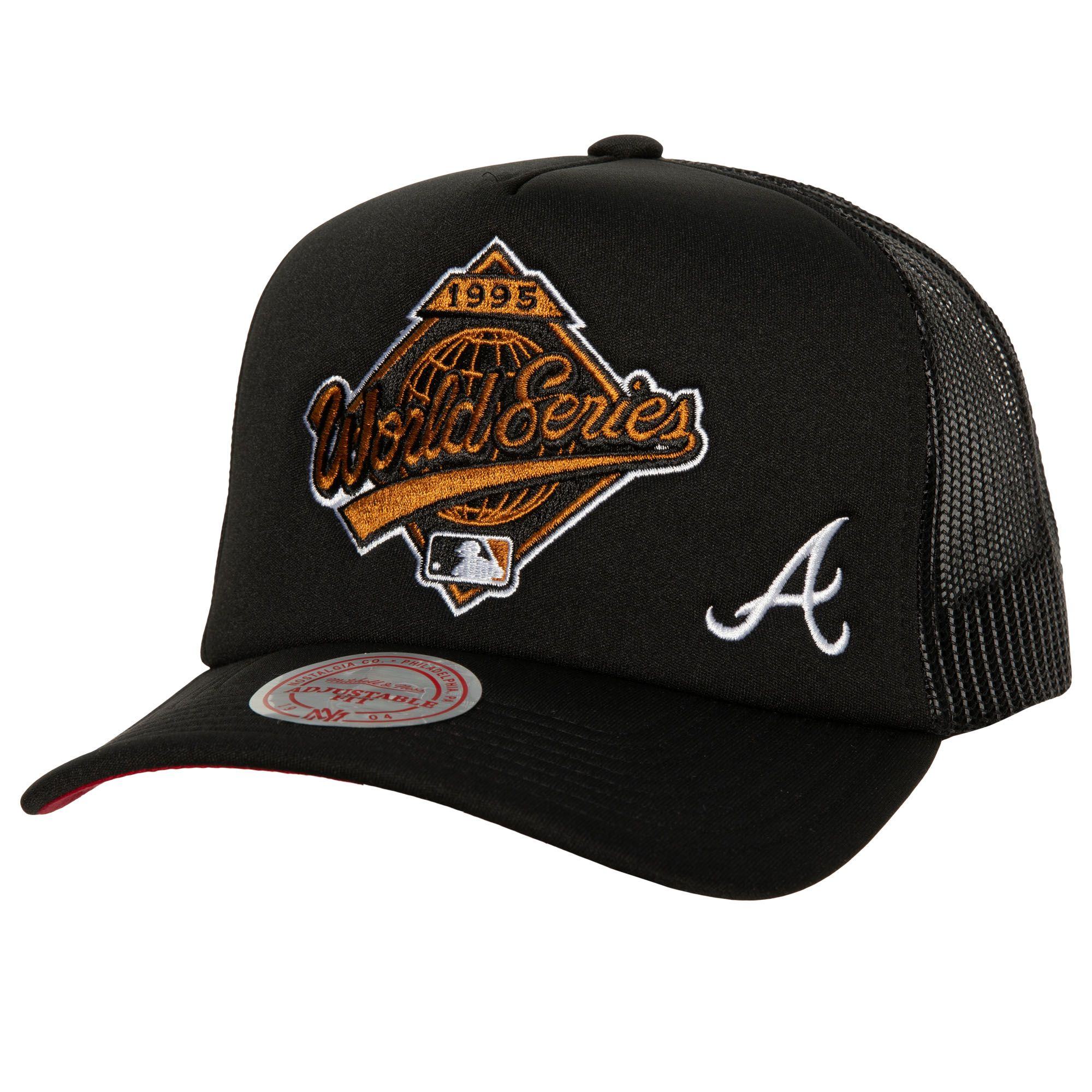 Mitchell & Ness Ws Trucker Coop Atlanta Braves Snapback Adjustable Hat