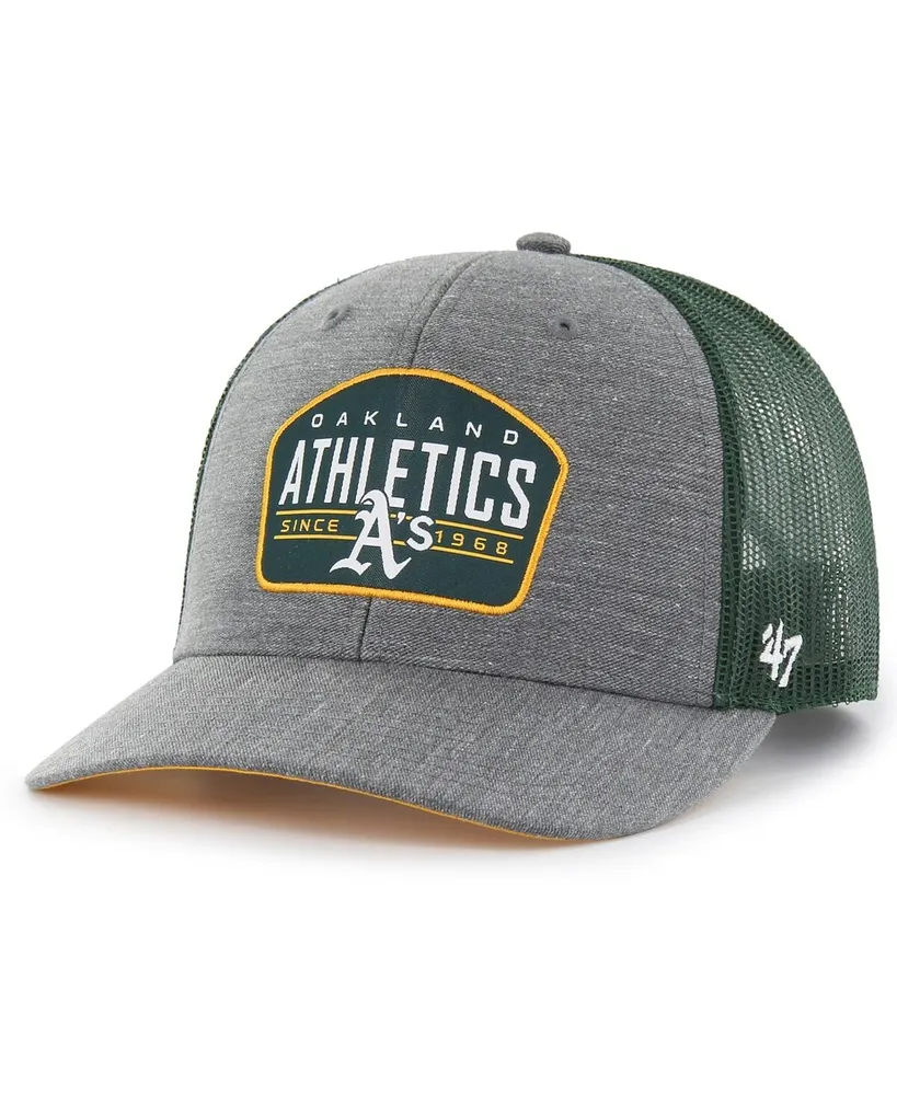 ' 47 BRAND OAKLAND ATHLETICS SLATE TRUCKER ADJUSTABLE HAT